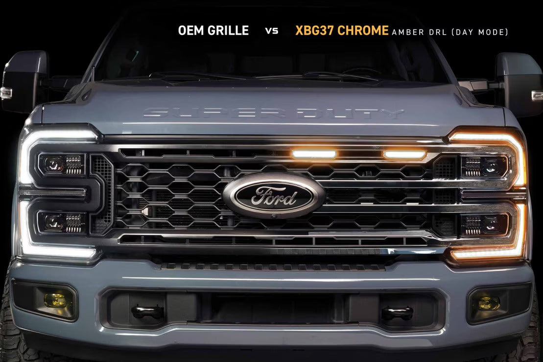 23-27 Ford Super Duty XBG LED DRL Grille (Chrome)