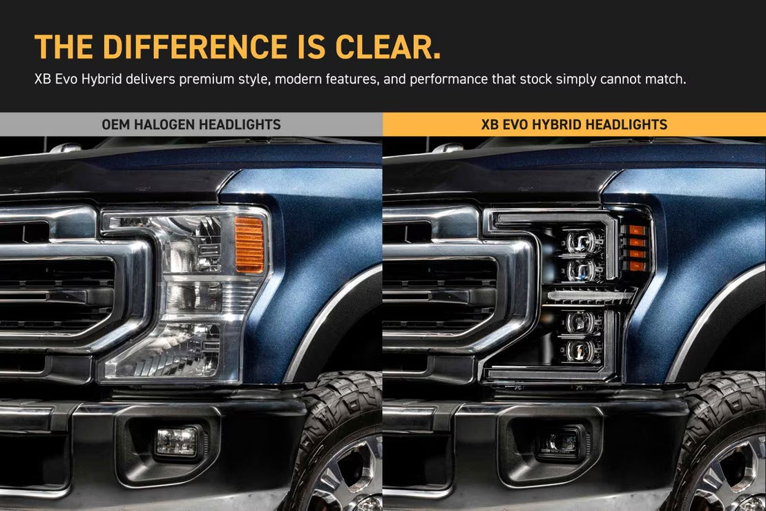 20-22 Ford Super Duty XB Evo Hybrid LED Headlights