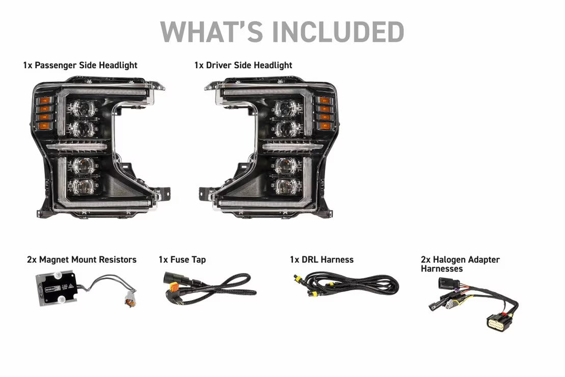 20-22 Ford Super Duty XB Evo Hybrid LED Headlights