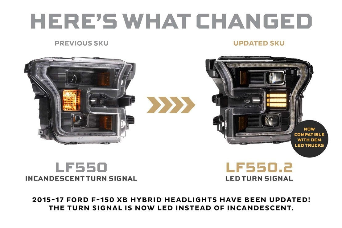 Ford F-150 (15-17) XB Hybrid LED Headlights