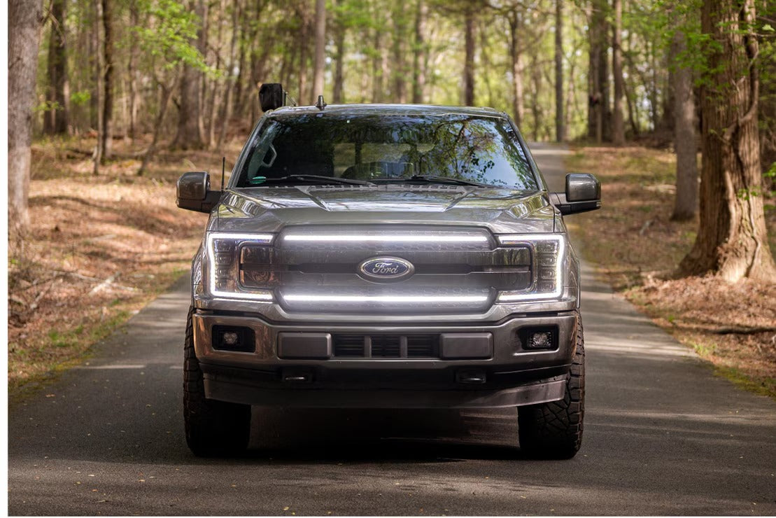 XBG LED Grille: Ford F-150 (18-20 / Chrome / White DRL)
