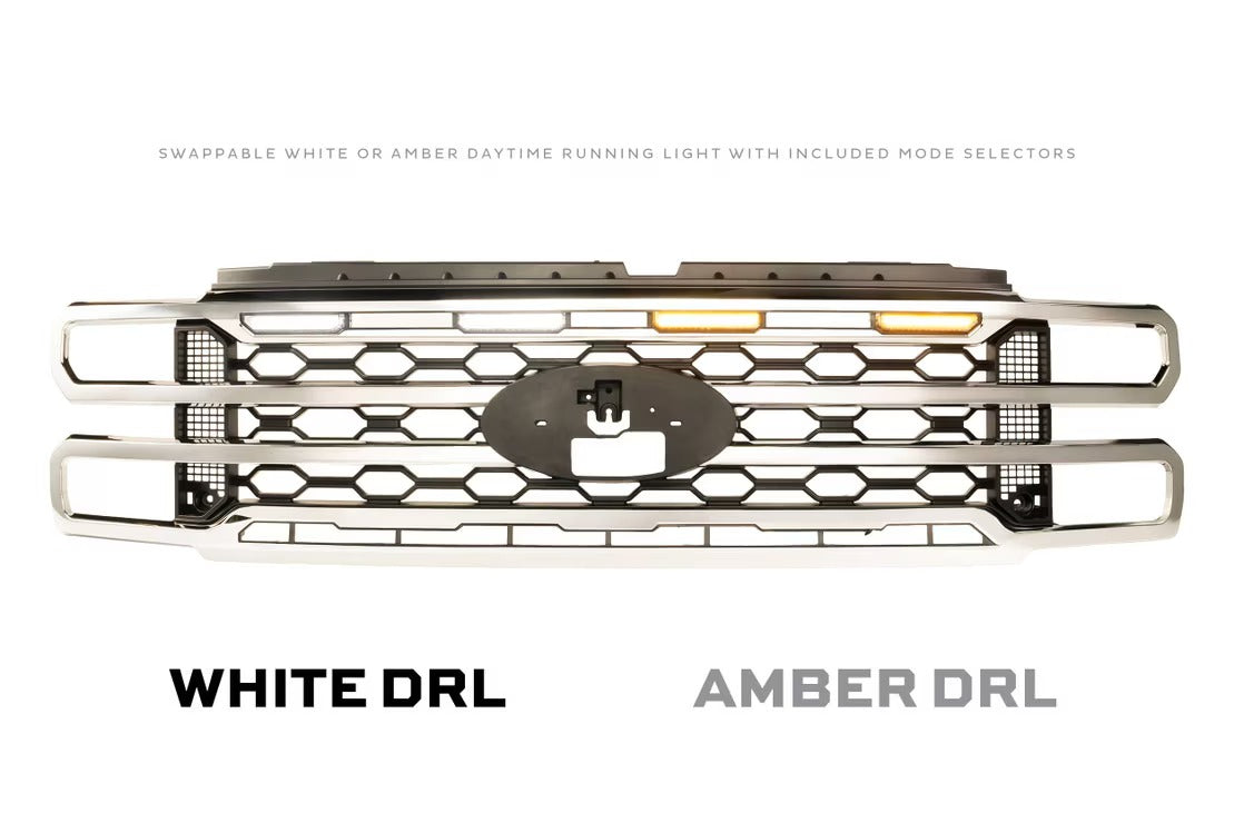 23-27 Ford Super Duty XBG LED DRL Grille (Chrome)