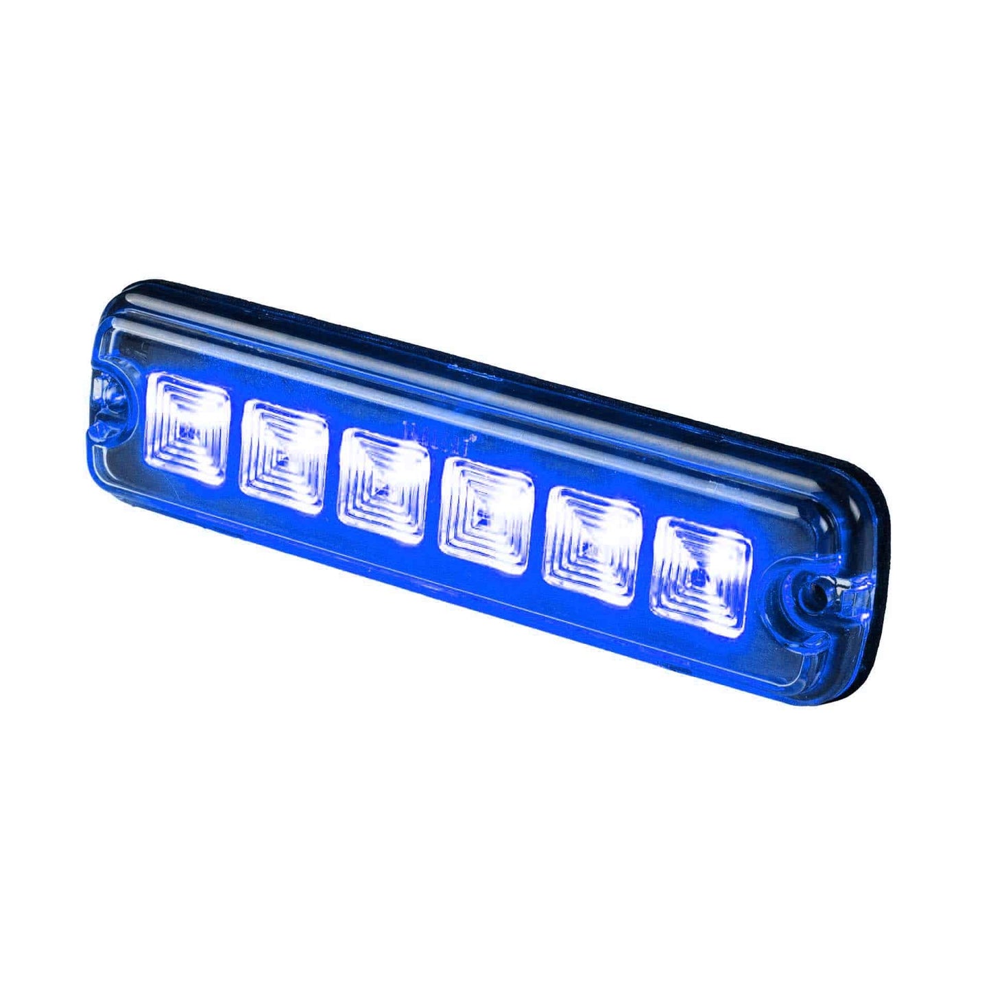 LED R10 Warning light 6-LED blue 12-24v 200cm cable