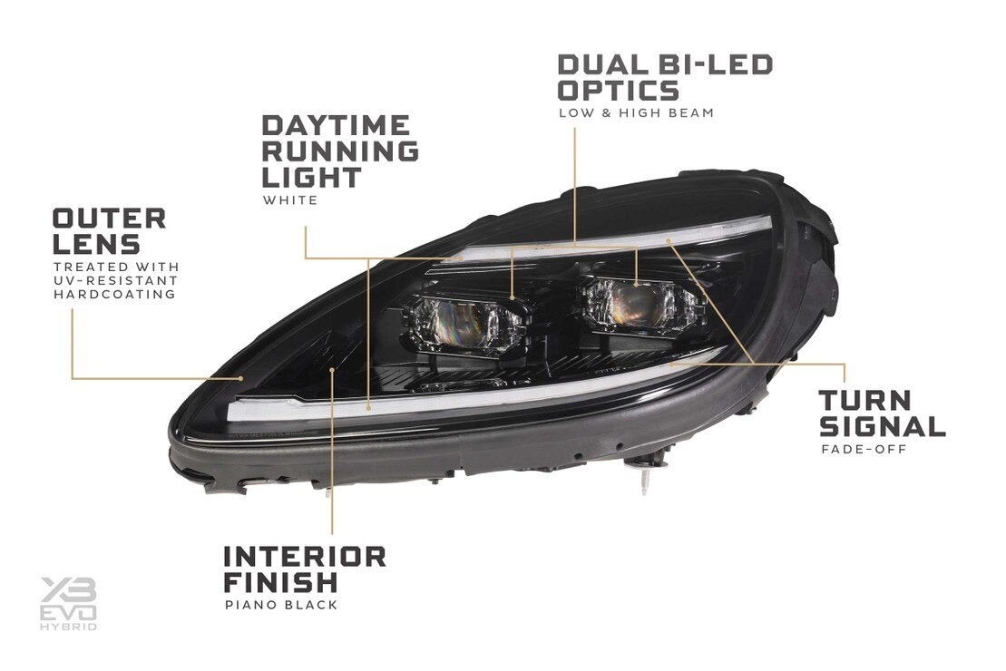 Chevrolet Corvette (05-13) XB Evo Hybrid LED Headlights
